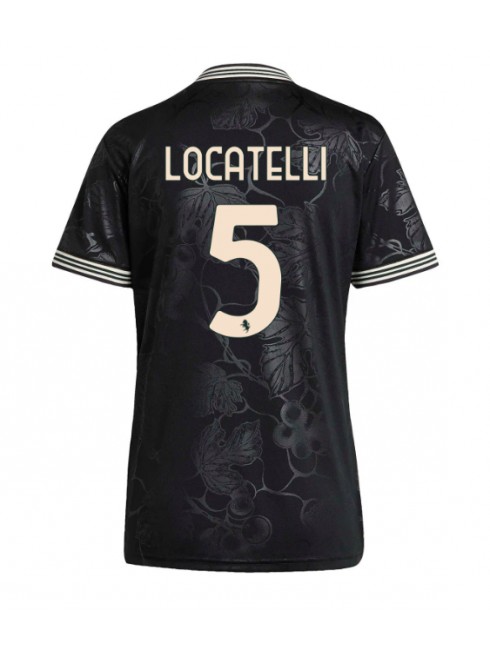 Juventus Manuel Locatelli #5 Ausweichtrikot für Frauen 2025-26 Kurzarm Juventus Manuel Locatelli #5 Ausweichtrikot für Frauen 2025-26 Kurzarm